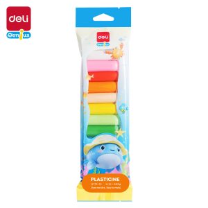 საძერწი მასალა Plasticine 12ფერი, H719-12, DELI