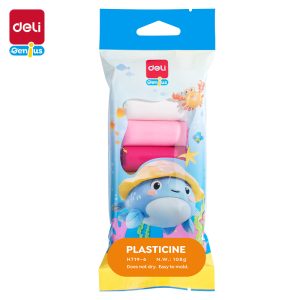 საძერწი მასალა Plasticine 6ფერი, H719-6, DELI