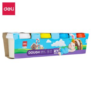 საძერწი მასალა Dough Set 4ფერი, H720-4, DELI