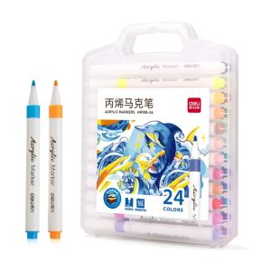 აკრილის მარკერი Acrylic Marker HM108-24, DELI