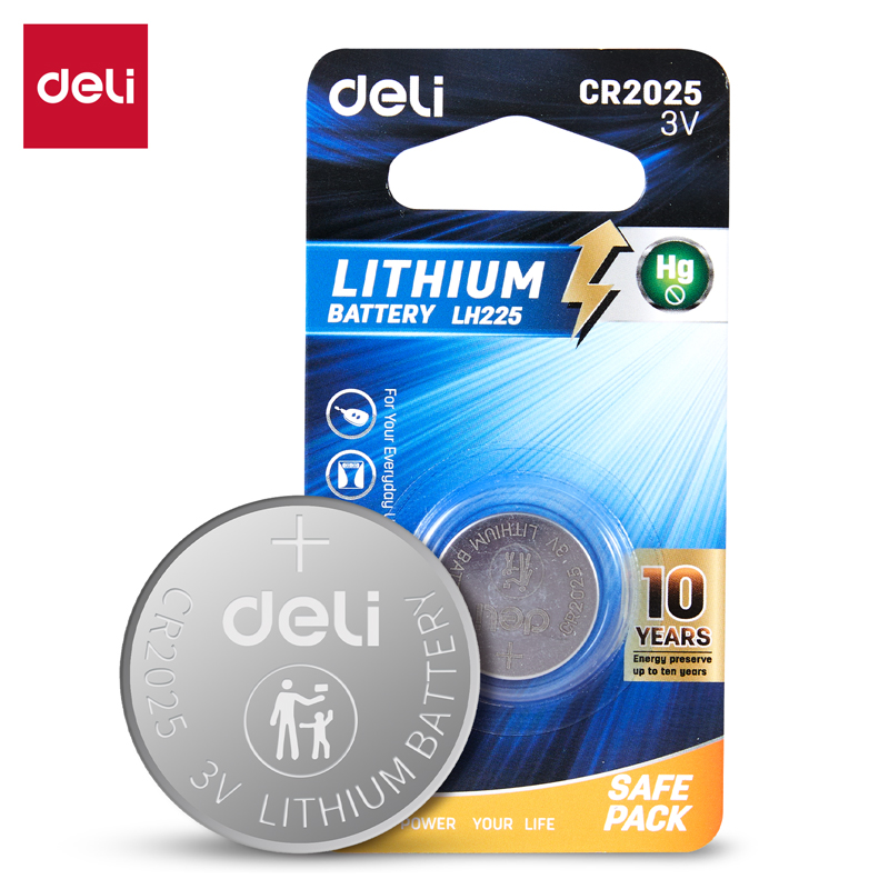 ელემენტი Alkaline Battery CR2025 LH225 , DELI - Image 1