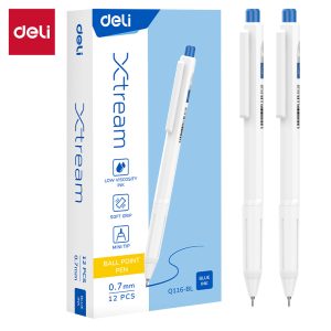 კალამი ბურთულიანი 0.7mm Q116-BL Blue, DELI