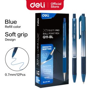კალამი ბურთულიანი 0.7mm EQ11-BL Blue, DELI
