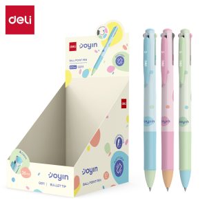 კალამი 4ფერიანი Q311 ,DELI
