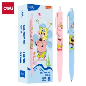 კალამი ბურთულიანი Bullet tip 0.7mm BLUE Q63-BL , DELI