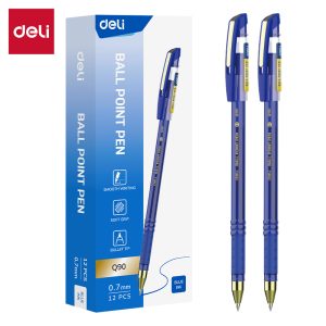 კალამი ბურთულიანი 0.7mm Q90 Blue, DELI