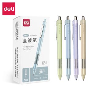 კალამი მელნიანი Gel Pen 0.5mm SF888-A Black, DELI