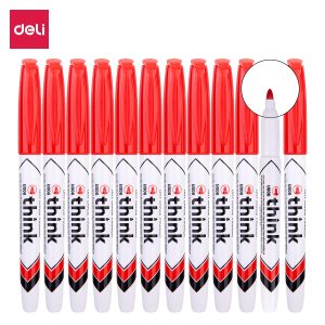 დაფის მარკერი წითელი U00640 Red, DELI