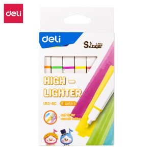 ტექსტ მარკერის ნაკრები (6ცალი) U13-6C ,DELI