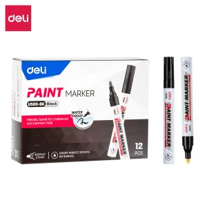 მარკერი Paint Marker U500-BK BLACK , DELI
