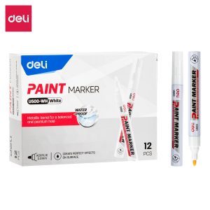 მარკერი Paint Marker U500-WH WHITE, DELI