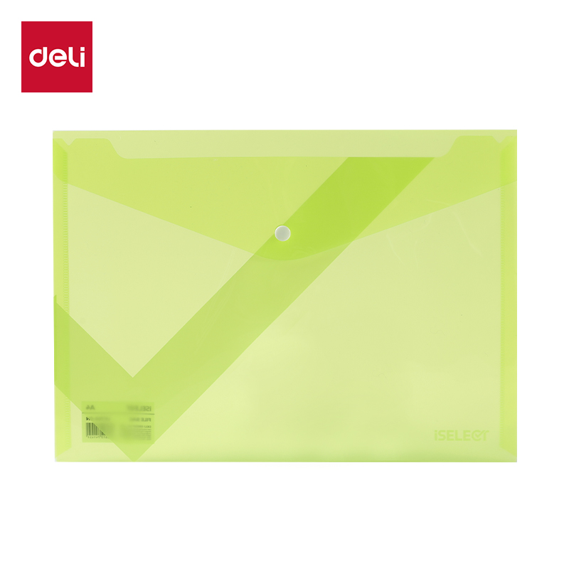 საქაღალდე პლასტიკური ღილაკით GREEN UF700-GN , DELI - Image 1