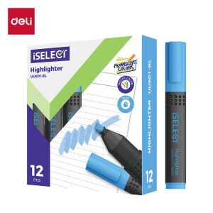 ტექსტ მარკერი UU601-BL BLUE , DELI