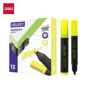 ტექსტ მარკერი UU601-YL YELLOW, DELI