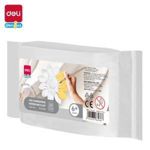 საძერწი თიხა White Modelling clay. Block of 250 gr Y009-WH , DELI