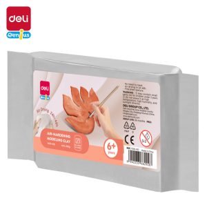 საძერწი თიხა BROWN Modelling clay. Block of 500 gr Y010-RD , DELI