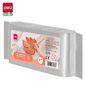 საძერწი თიხა BROWN Modelling clay. Block of 1000 gr Y011-RD , DELI
