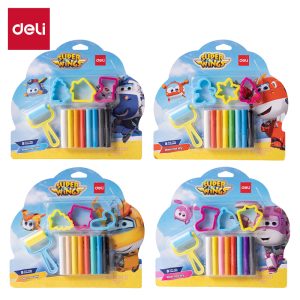 საძერწი მასალა Plasticine 8ფერი, Y254 , DELI
